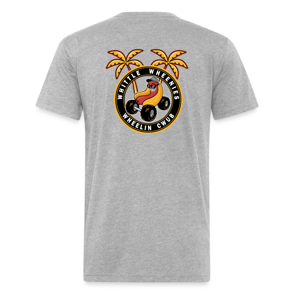 Fitted Cotton/Poly T-Shirt by Next Level - heather gray