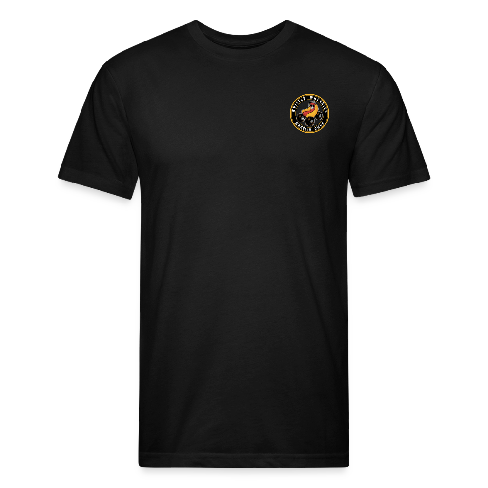 Fitted Cotton/Poly T-Shirt by Next Level - black