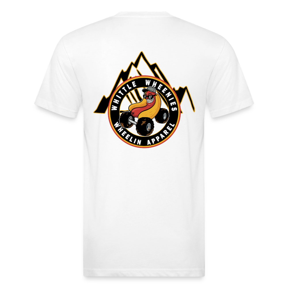 Fitted Cotton/Poly T-Shirt by Next Level - white
