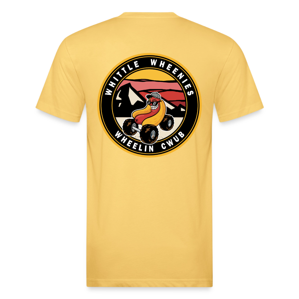Fitted Cotton/Poly T-Shirt by Next Level - pastel yellow