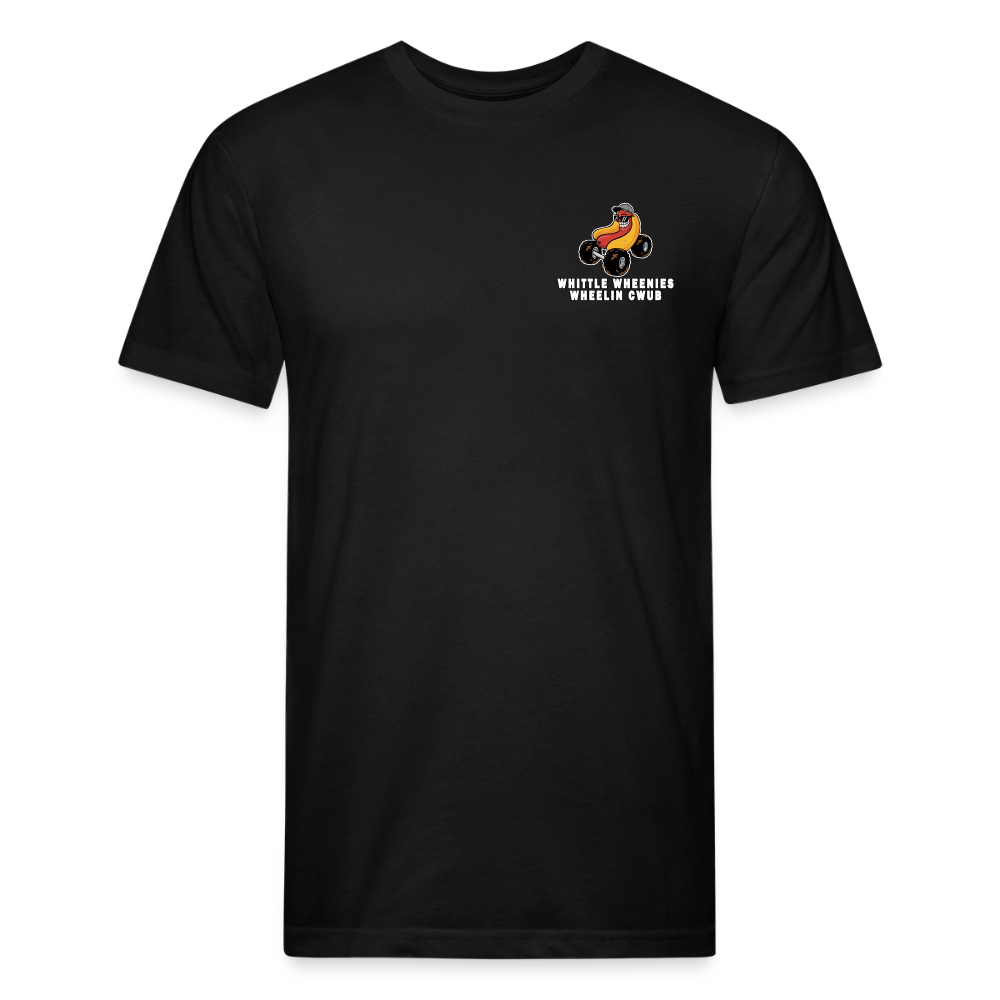 Fitted Cotton/Poly T-Shirt by Next Level - black