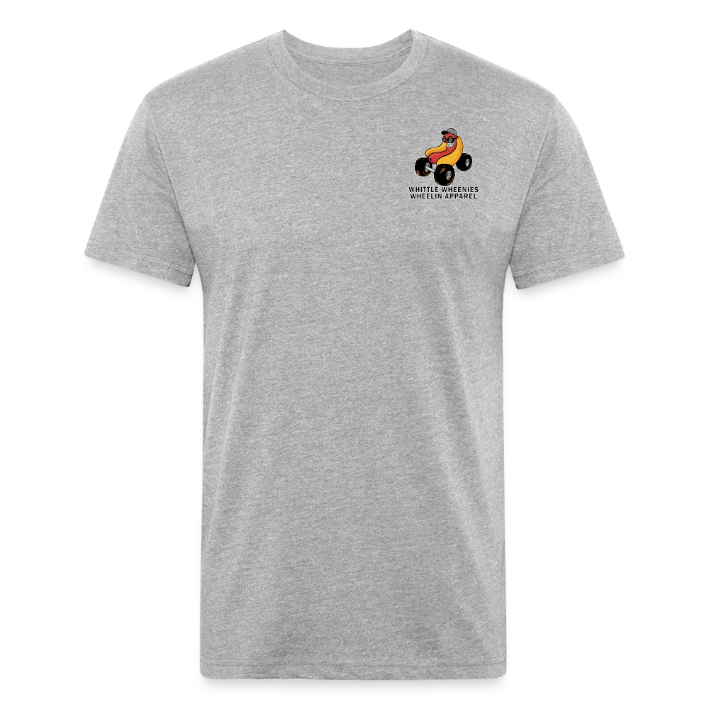 Fitted Cotton/Poly T-Shirt by Next Level - heather gray