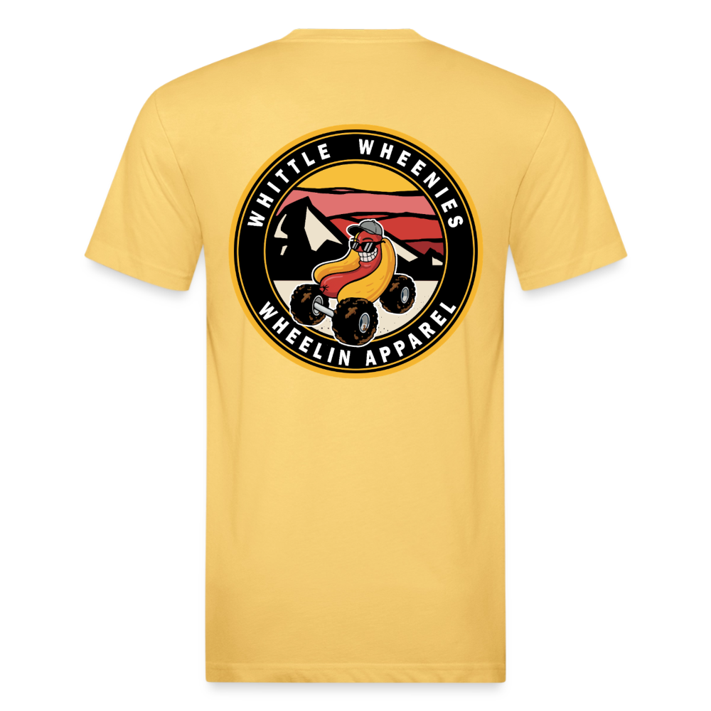 Fitted Cotton/Poly T-Shirt by Next Level - pastel yellow