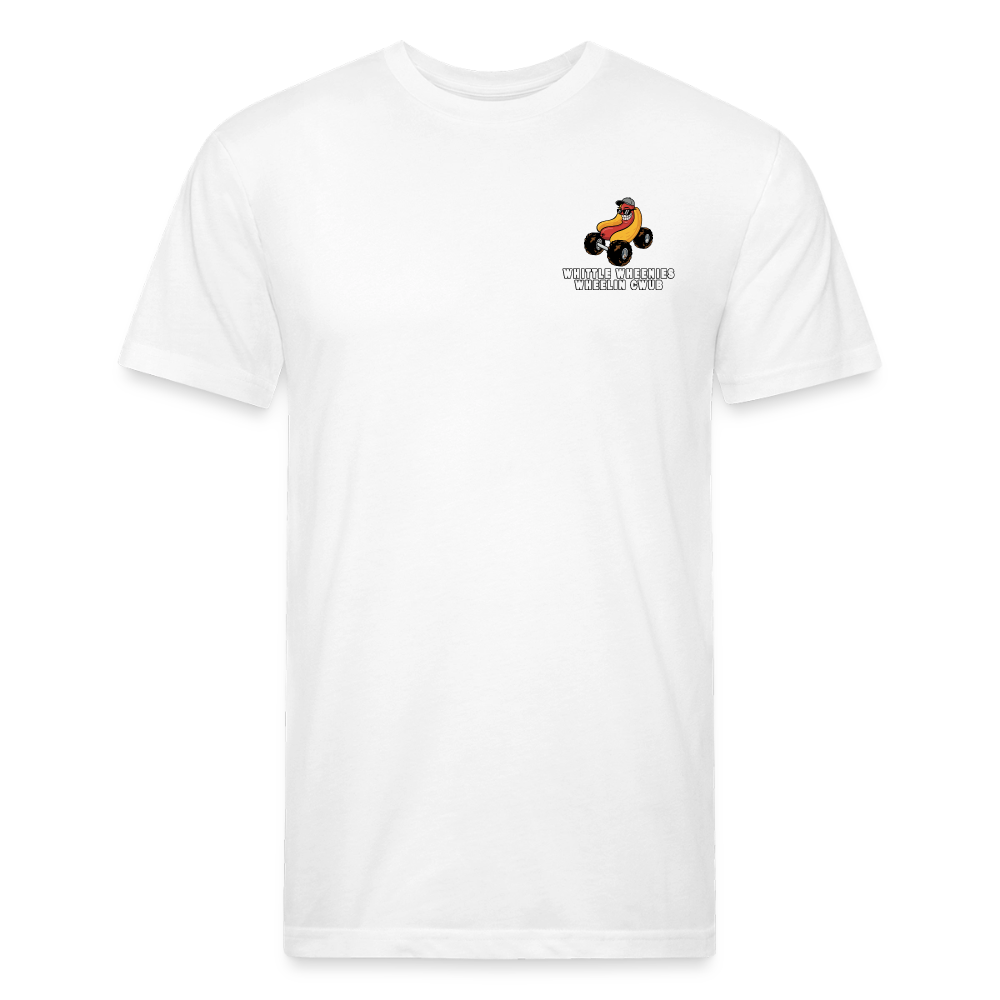 Fitted Cotton/Poly T-Shirt by Next Level - white