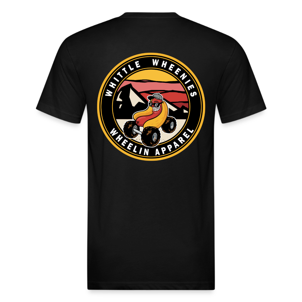 Fitted Cotton/Poly T-Shirt by Next Level - black