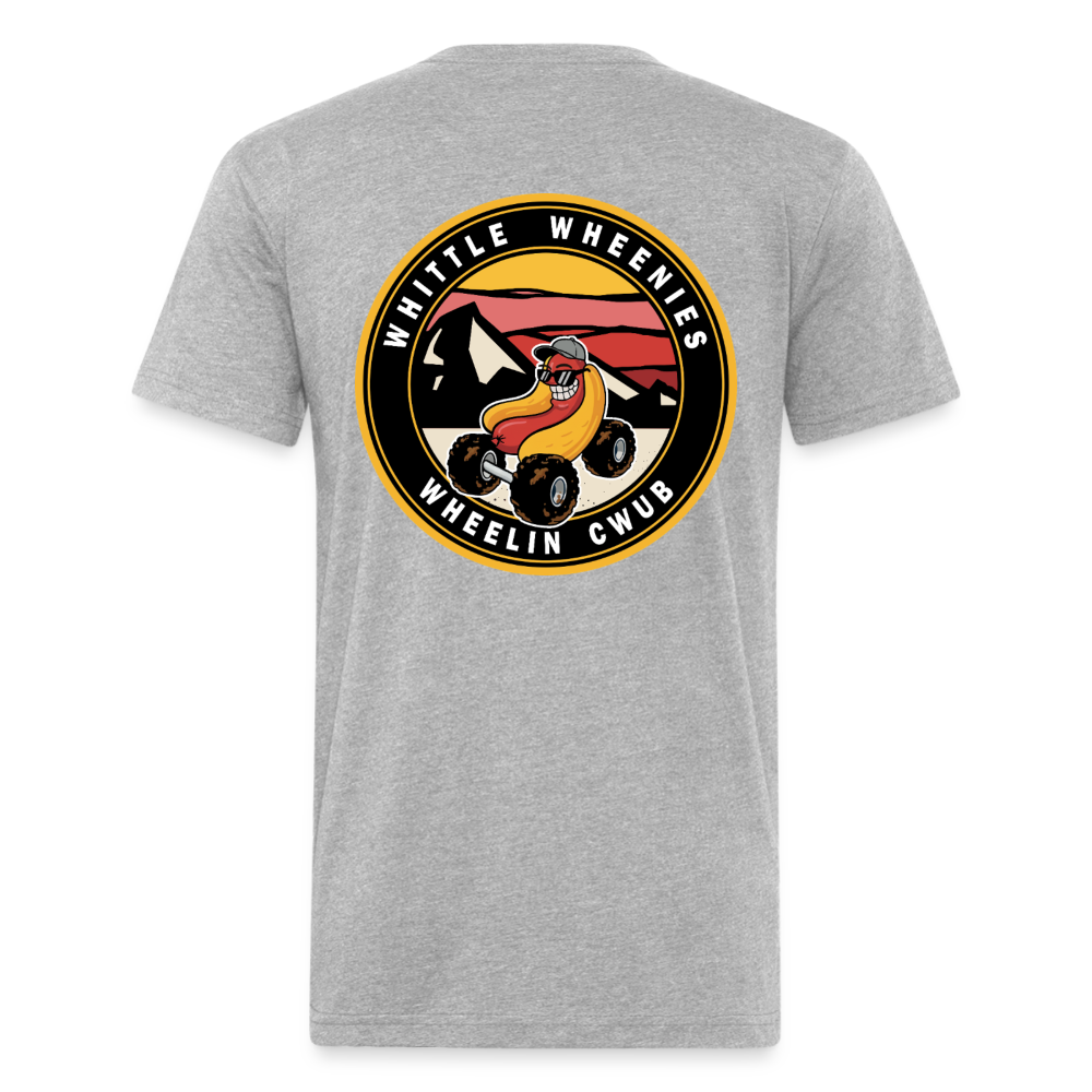 Fitted Cotton/Poly T-Shirt by Next Level - heather gray