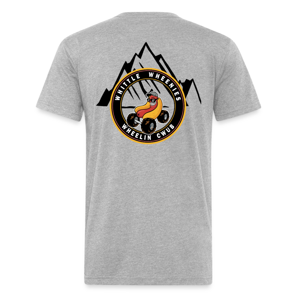 Fitted Cotton/Poly T-Shirt by Next Level - heather gray