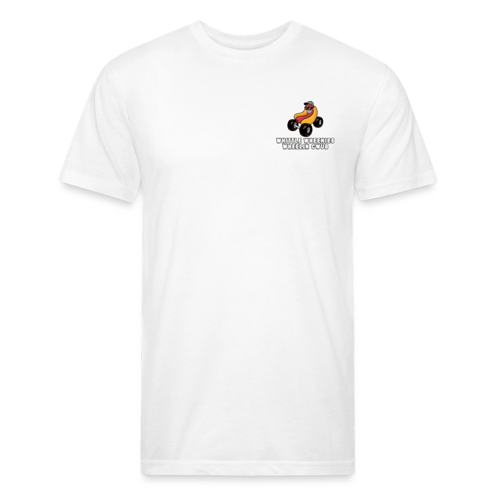 Fitted Cotton/Poly T-Shirt by Next Level - white