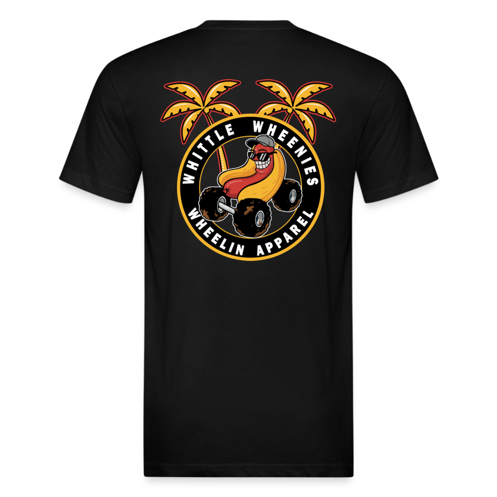 Fitted Cotton/Poly T-Shirt by Next Level - black