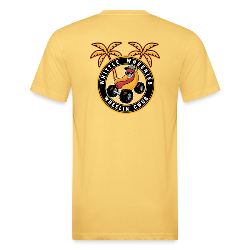 Fitted Cotton/Poly T-Shirt by Next Level - pastel yellow