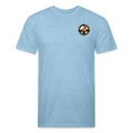Fitted Cotton/Poly T-Shirt by Next Level - heather blue
