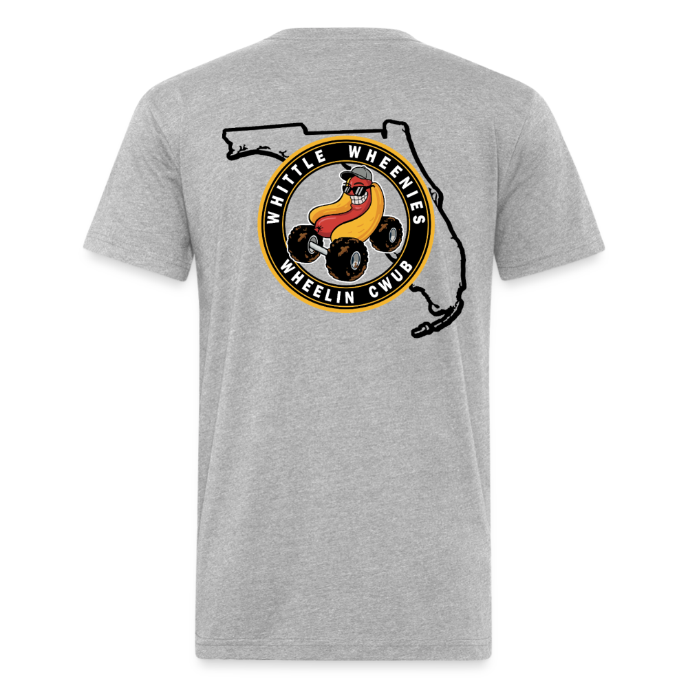 Fitted Cotton/Poly T-Shirt by Next Level - heather gray