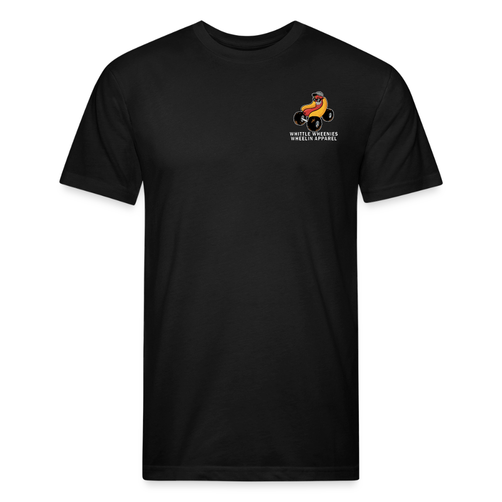 Fitted Cotton/Poly T-Shirt by Next Level - black