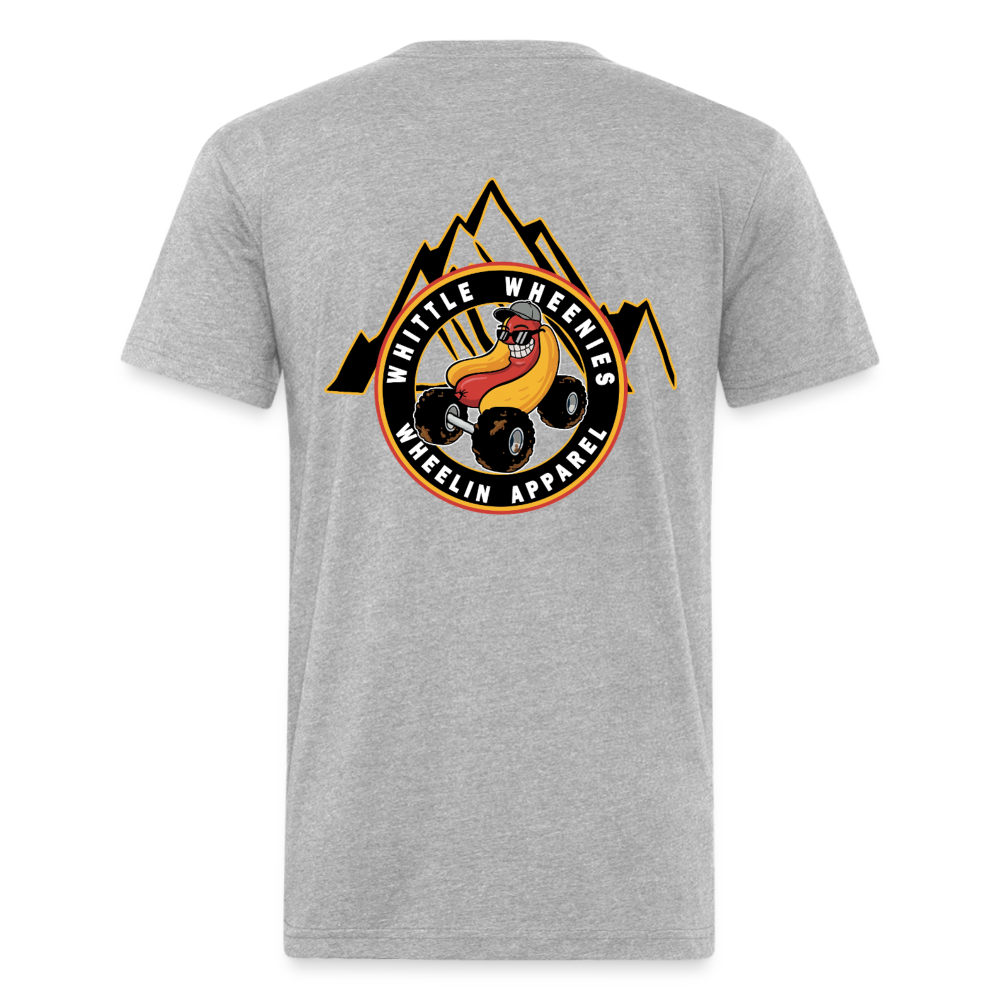 Fitted Cotton/Poly T-Shirt by Next Level - heather gray