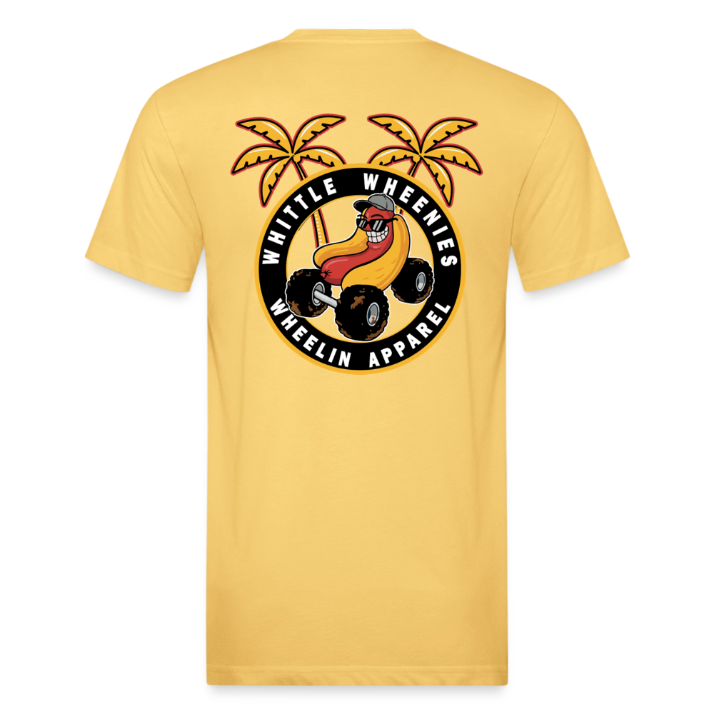 Fitted Cotton/Poly T-Shirt by Next Level - pastel yellow