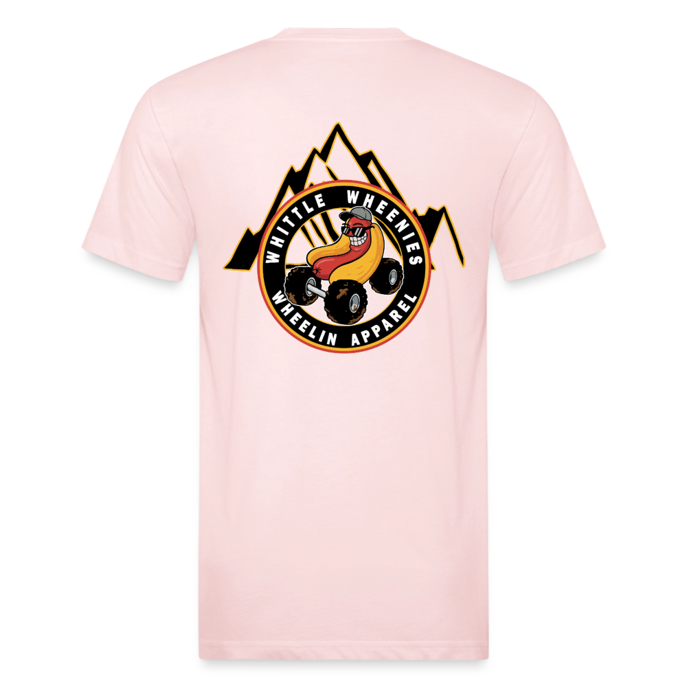Fitted Cotton/Poly T-Shirt by Next Level - blush pink 