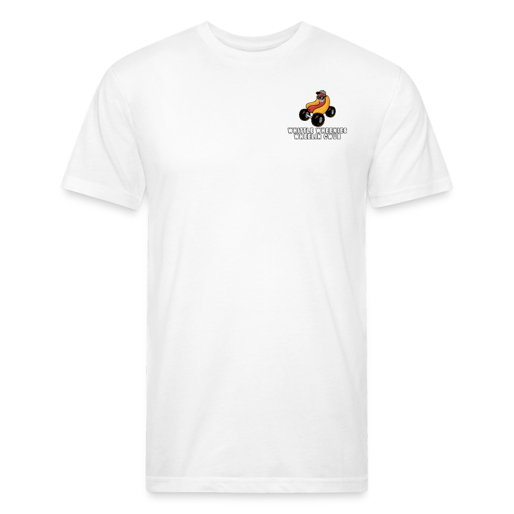 Fitted Cotton/Poly T-Shirt by Next Level - white
