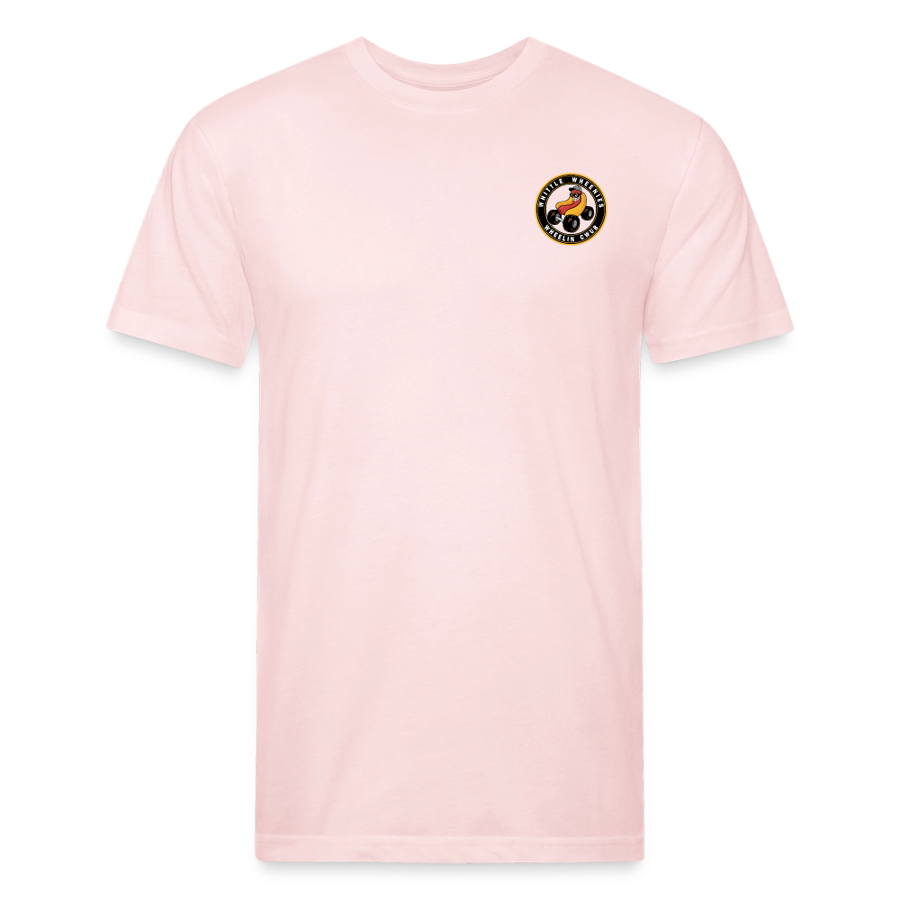 Fitted Cotton/Poly T-Shirt by Next Level - blush pink 
