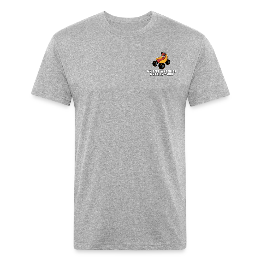 Fitted Cotton/Poly T-Shirt by Next Level - heather gray