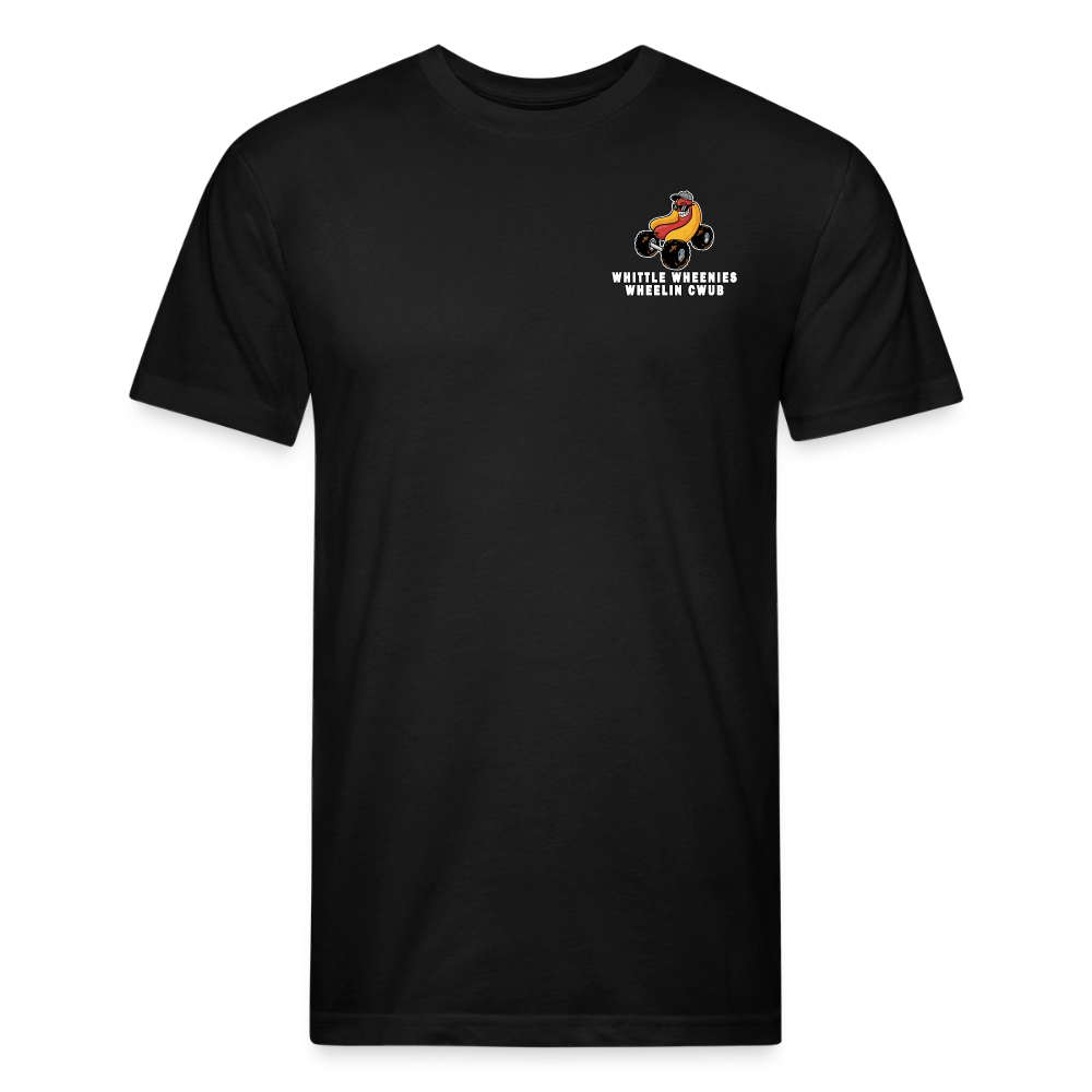 Fitted Cotton/Poly T-Shirt by Next Level - black
