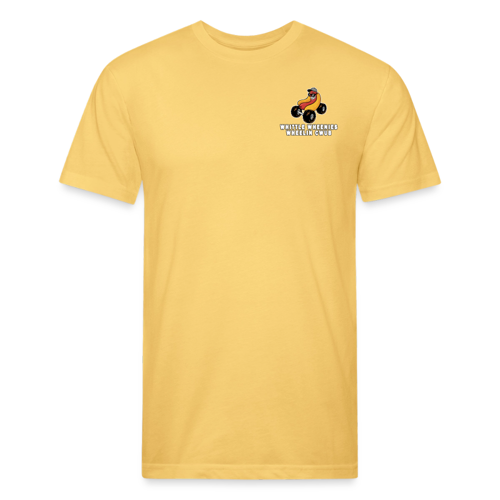 Fitted Cotton/Poly T-Shirt by Next Level - pastel yellow