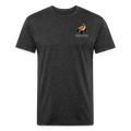 Fitted Cotton/Poly T-Shirt by Next Level - heather black