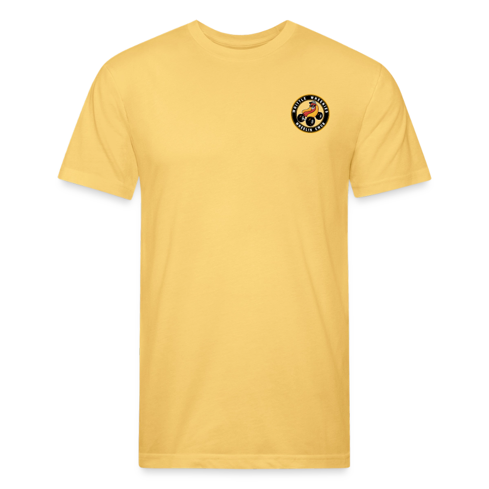 Fitted Cotton/Poly T-Shirt by Next Level - pastel yellow