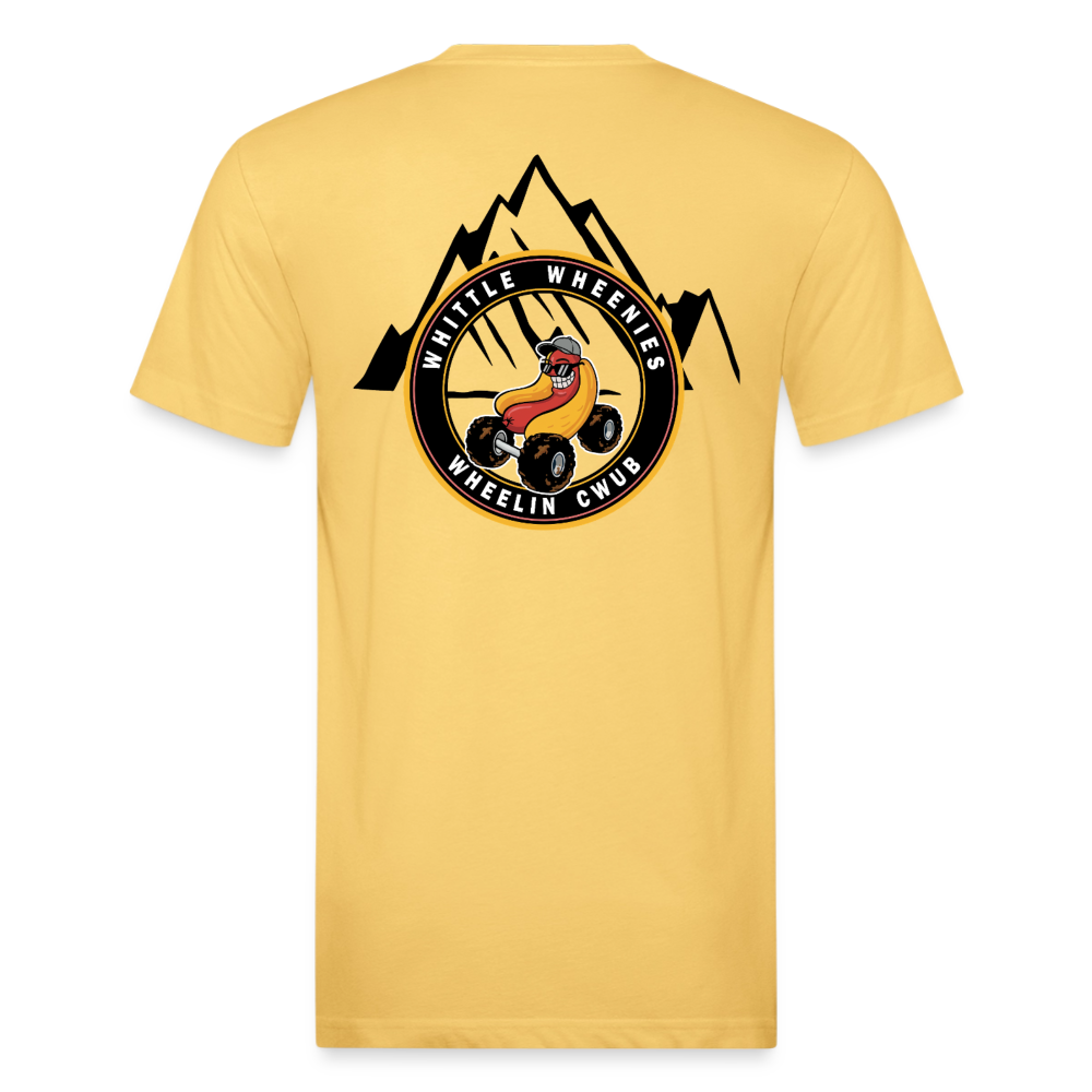 Fitted Cotton/Poly T-Shirt by Next Level - pastel yellow