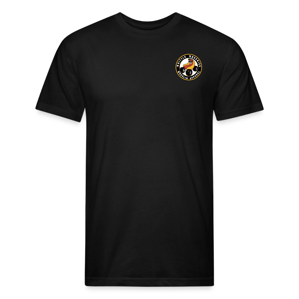Fitted Cotton/Poly T-Shirt by Next Level - black