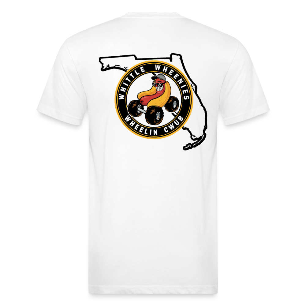 Fitted Cotton/Poly T-Shirt by Next Level - white
