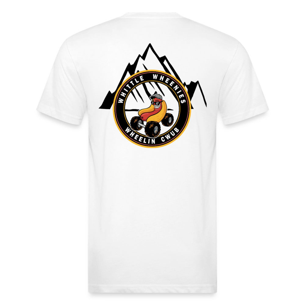 Fitted Cotton/Poly T-Shirt by Next Level - white