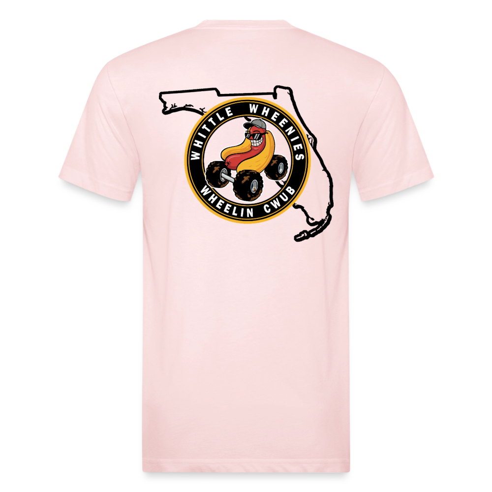 Fitted Cotton/Poly T-Shirt by Next Level - blush pink 