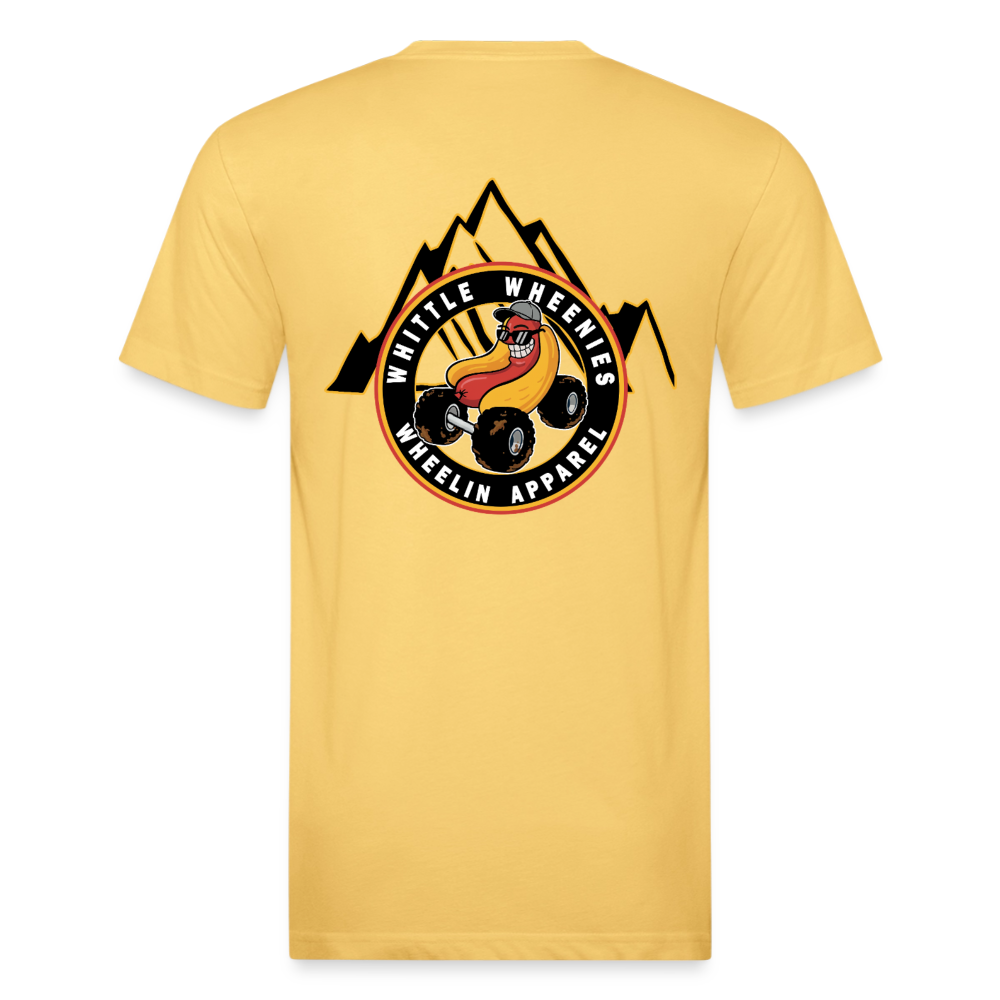 Fitted Cotton/Poly T-Shirt by Next Level - pastel yellow