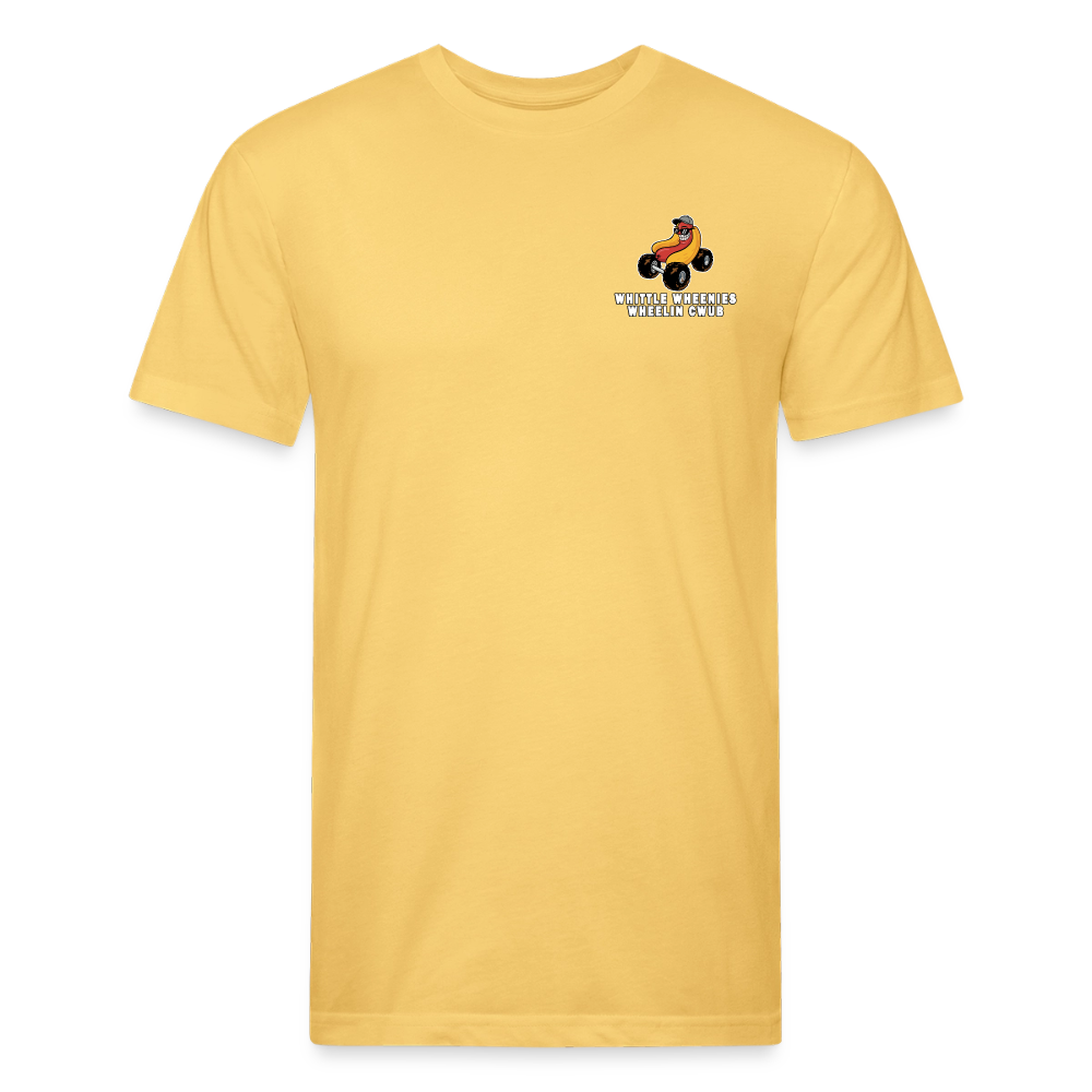 Fitted Cotton/Poly T-Shirt by Next Level - pastel yellow
