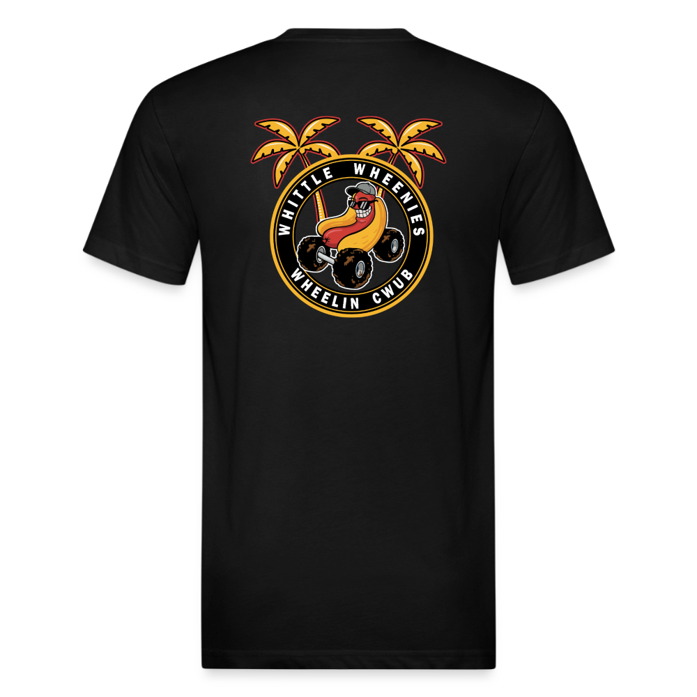 Fitted Cotton/Poly T-Shirt by Next Level - black