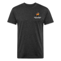 Fitted Cotton/Poly T-Shirt by Next Level - heather black