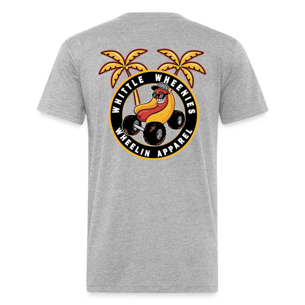 Fitted Cotton/Poly T-Shirt by Next Level - heather gray