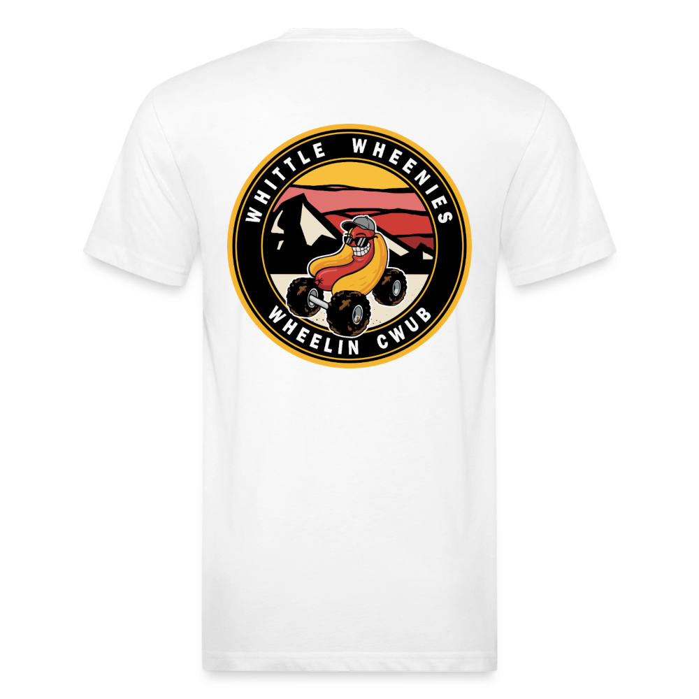 Fitted Cotton/Poly T-Shirt by Next Level - white