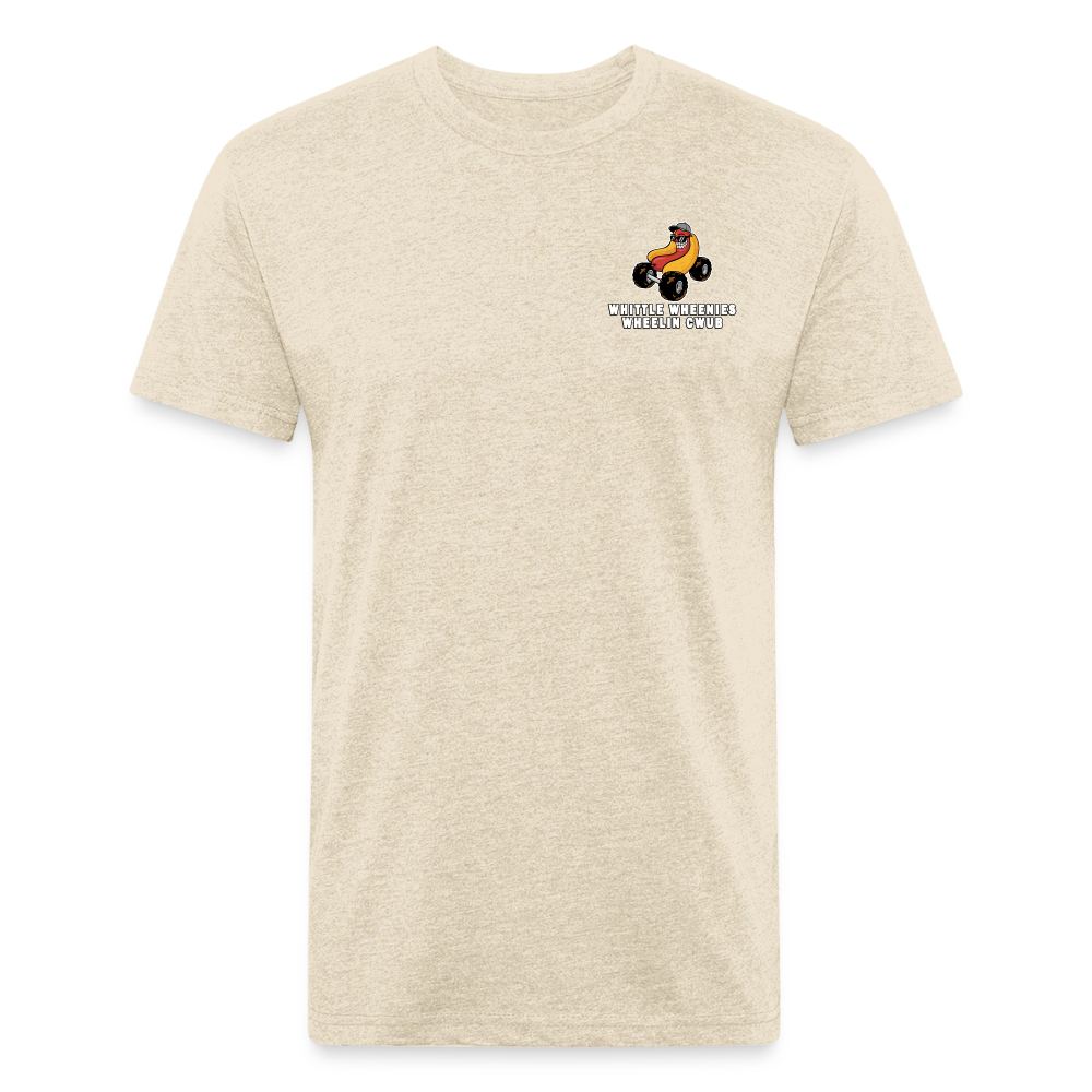 Fitted Cotton/Poly T-Shirt by Next Level - heather cream