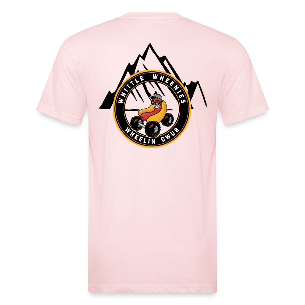 Fitted Cotton/Poly T-Shirt by Next Level - blush pink 
