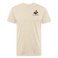 Fitted Cotton/Poly T-Shirt by Next Level - heather cream
