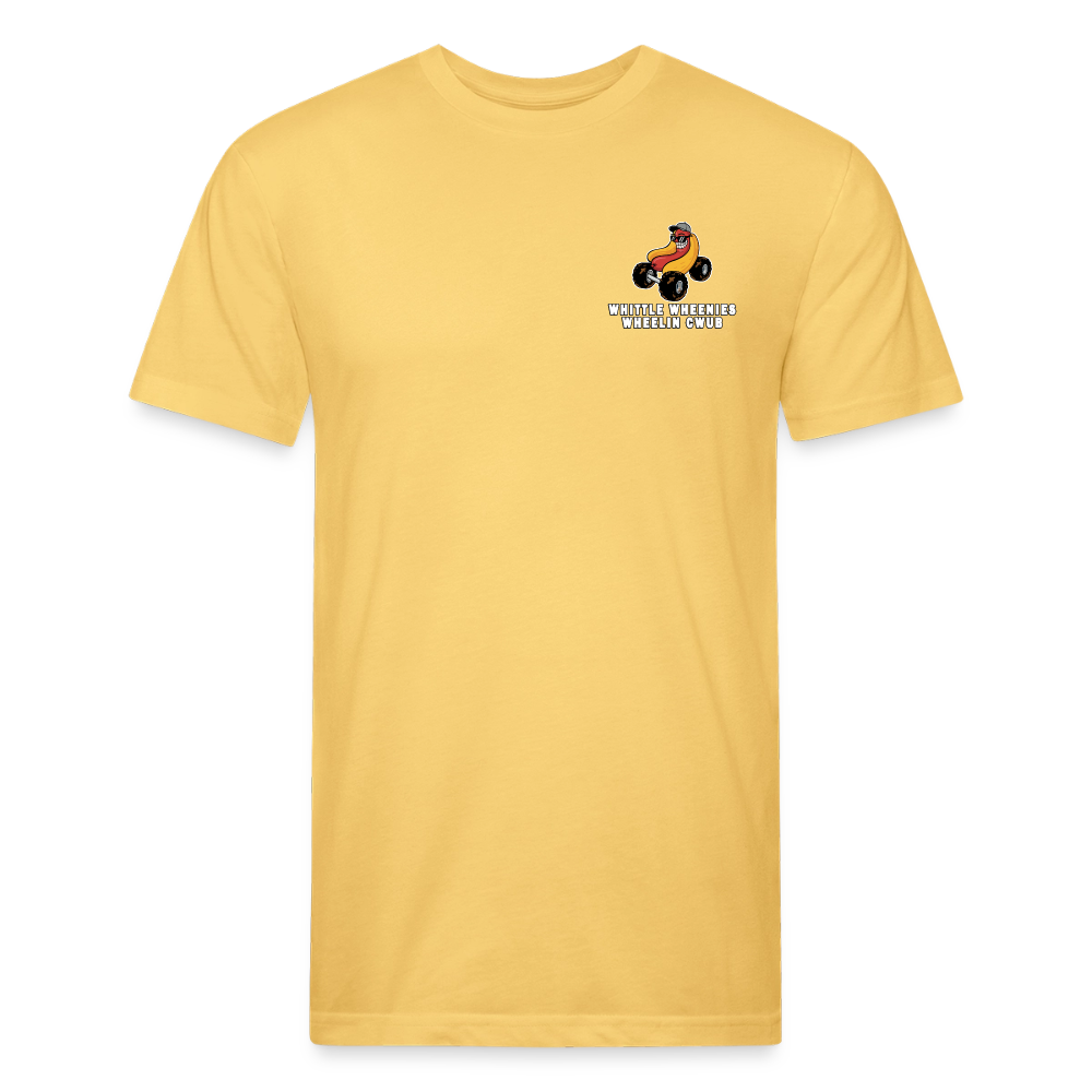 Fitted Cotton/Poly T-Shirt by Next Level - pastel yellow