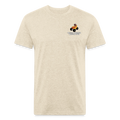 Fitted Cotton/Poly T-Shirt by Next Level - heather cream
