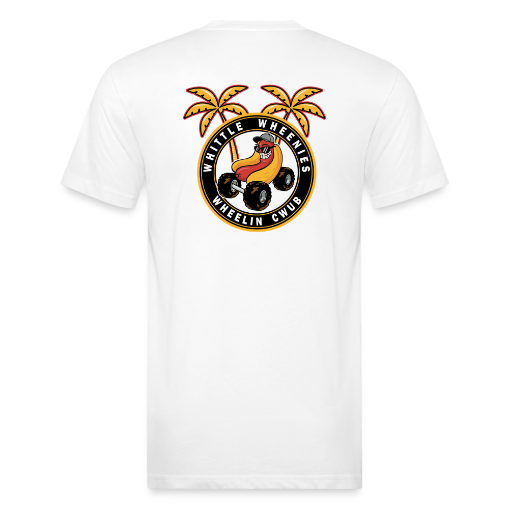 Fitted Cotton/Poly T-Shirt by Next Level - white