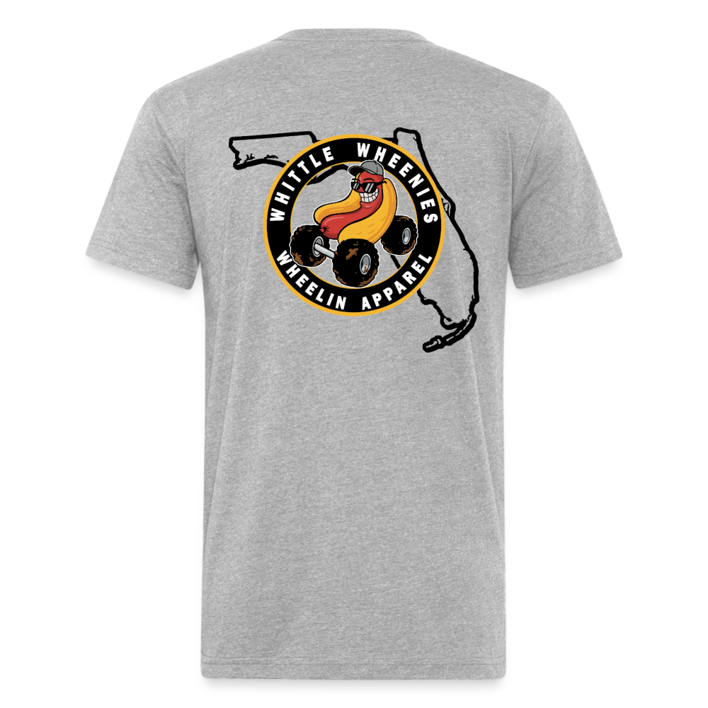 Fitted Cotton/Poly T-Shirt by Next Level - heather gray