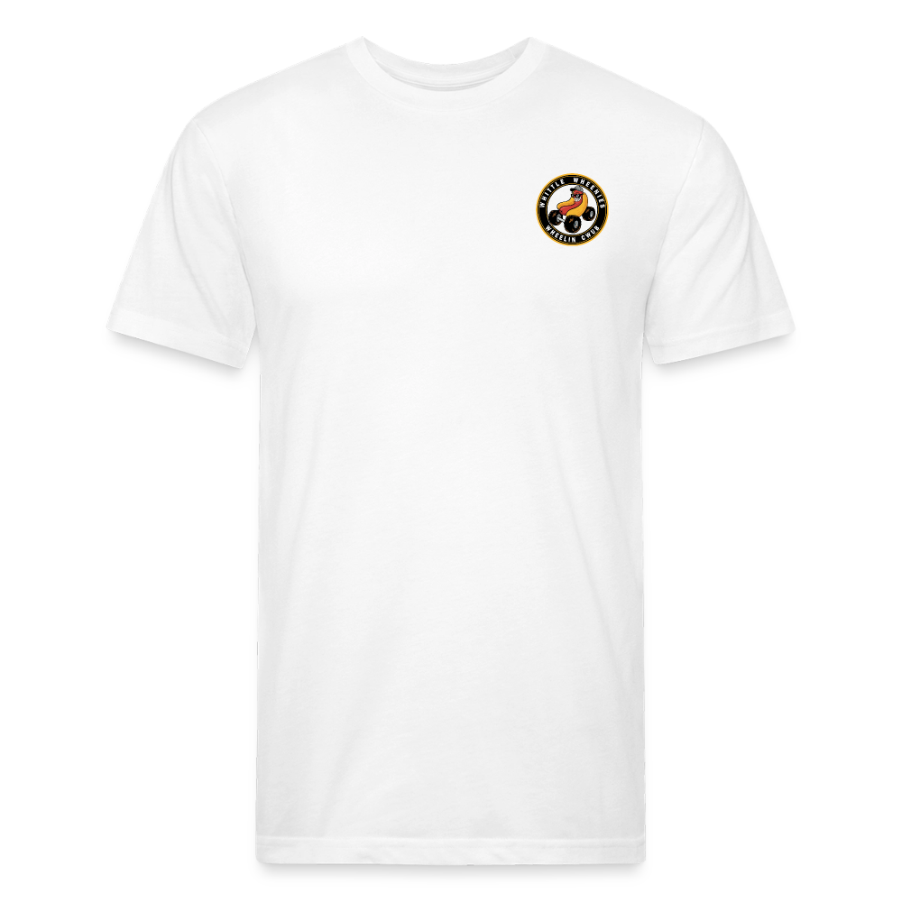 Fitted Cotton/Poly T-Shirt by Next Level - white