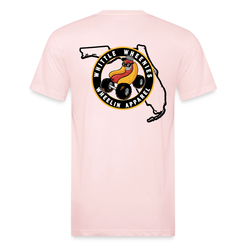 Fitted Cotton/Poly T-Shirt by Next Level - blush pink 
