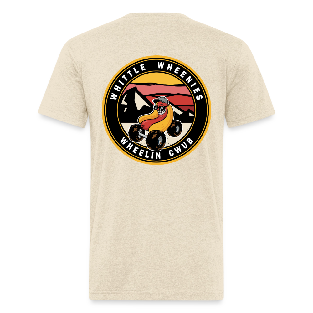 Fitted Cotton/Poly T-Shirt by Next Level - heather cream