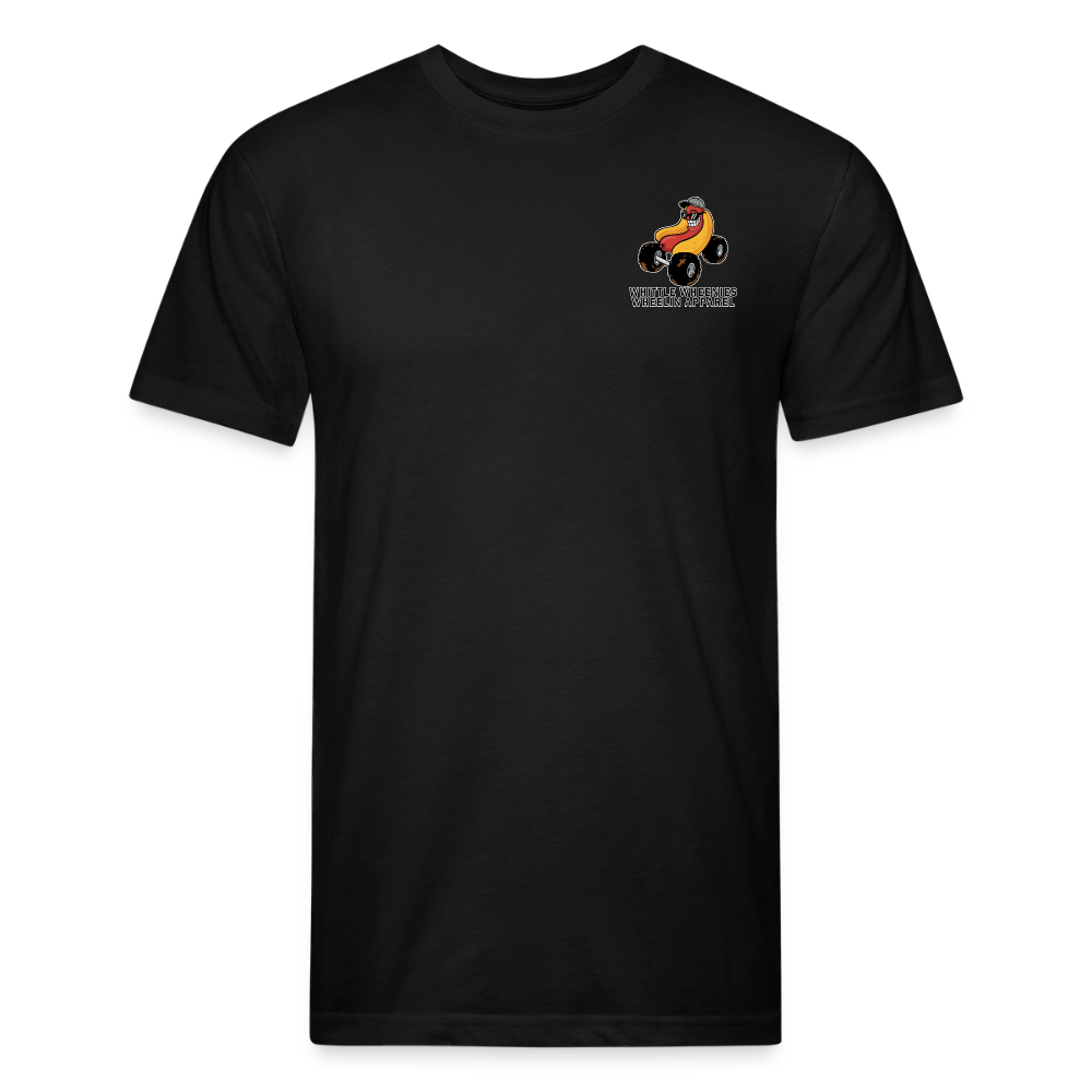 Fitted Cotton/Poly T-Shirt by Next Level - black