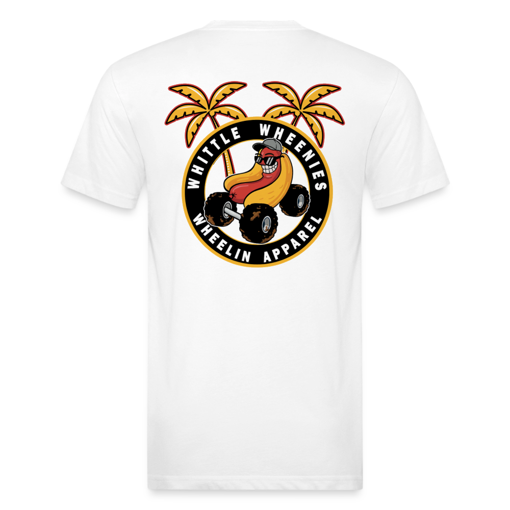 Fitted Cotton/Poly T-Shirt by Next Level - white